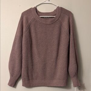 Pink Clover Dusty Rose Crew Neck Sweater